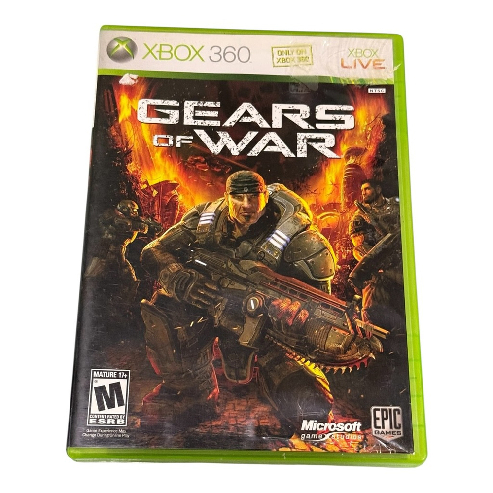 Gears of War Xbox 360 Video Game Complete Manual Tested Microsoft Epic Games